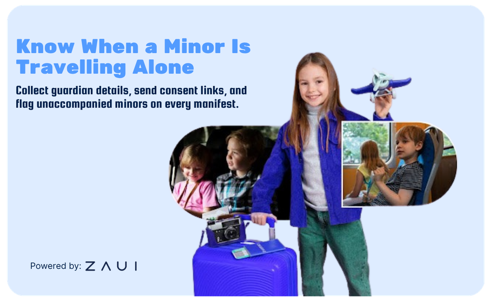 Unaccompanied Minors configuration in Zaui