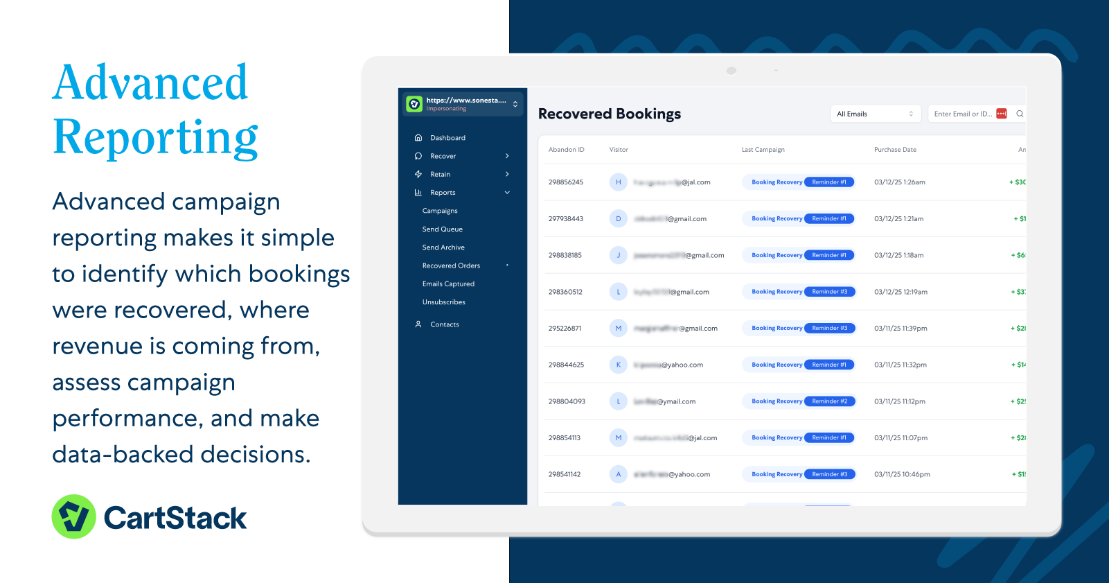 Reservation software that works with CartStack