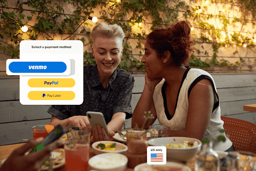 Accepting Venmo payments as part of your PayPal integration to reach Venmo customers.